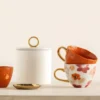 Good Morning fat small Ø9 cm, Gold