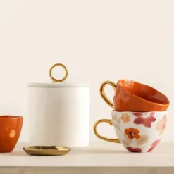 Good Morning fat small Ø9 cm, Gold