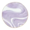 Good Morning tallrik 17 cm vit, Valuri violet