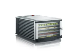 Graef DA506 Dehydrator svamptork 6 brickor, Svart-grå