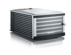 Graef DA506 Dehydrator svamptork 6 brickor, Svart-grå