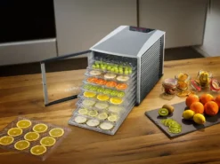 Graef DA510 Dehydrator svamptork 10 brickor, Svart-grå