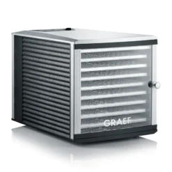 Graef DA510 Dehydrator svamptork 10 brickor, Svart-grå
