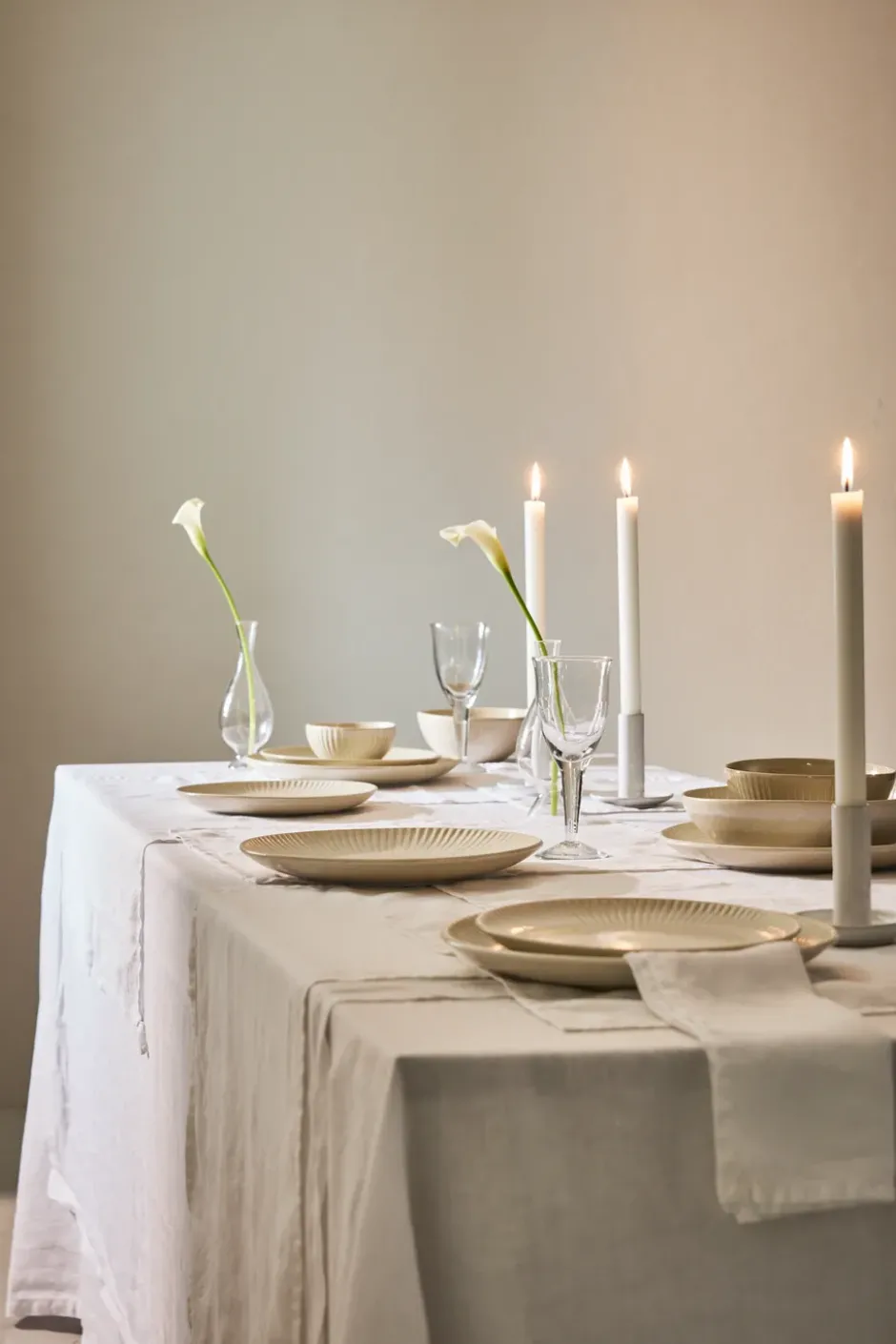 Granada djup tallrik Ø22 cm, Cremevit-beige
