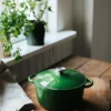 Gretl Gjutjärnsgryta rund knopp rostfritt stål 4 L, Grön