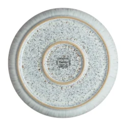 Halo Speckle coupe tallrik 21 cm, Grå-brun