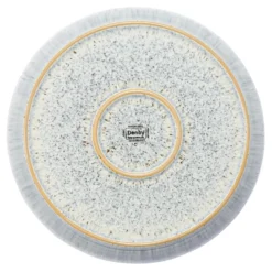 Halo Speckle coupe tallrik 26 cm, Grå-brun