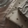 Heart pappersservett 33x33 cm 20-pack, Brown-beige