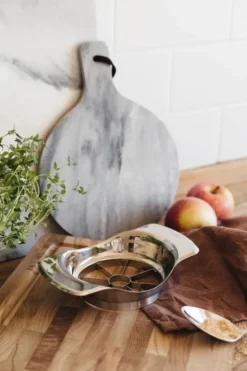 Heirol äppeldelare, Rostfritt stål-18 cm