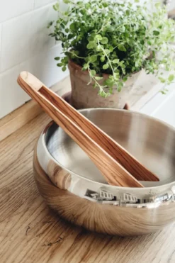 Heirol serveringstång olivträ, 30 cm