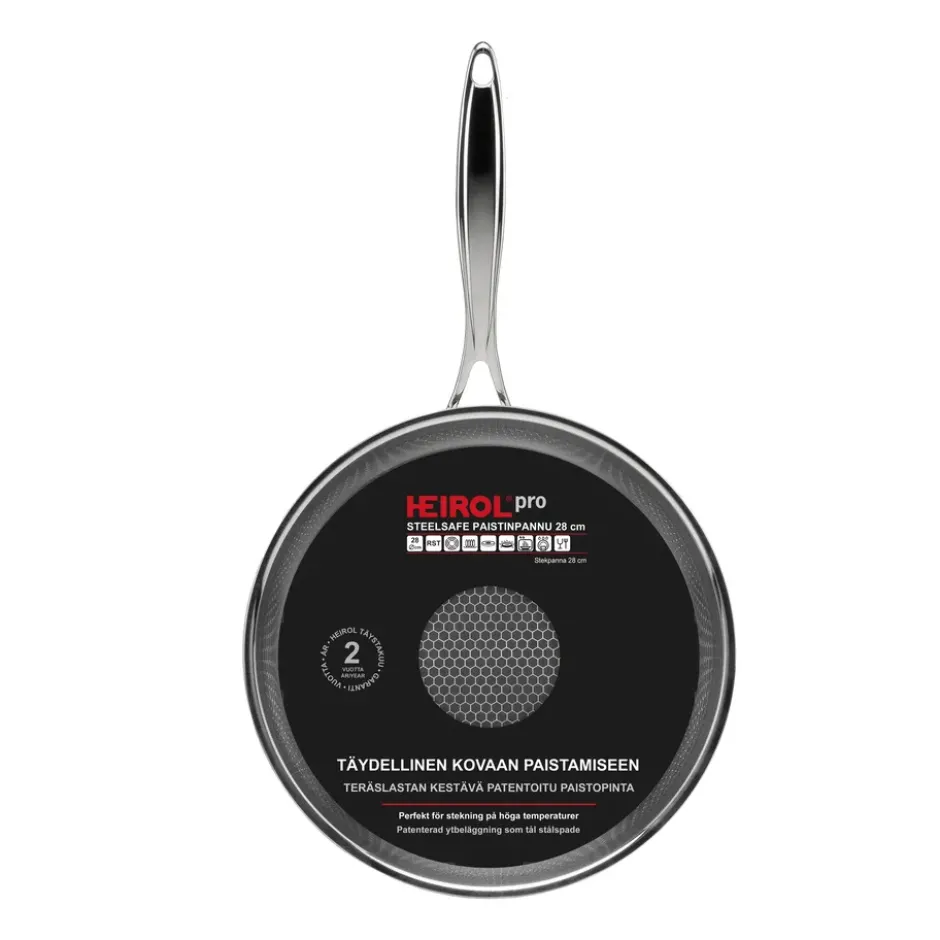 Heirol Steelsafe stekpanna, Ø28 cm