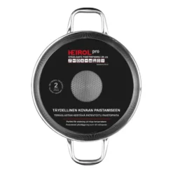 Heirol Steelsafe stekpanna med två handtag, Ø28 cm