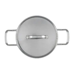 Heirol Steely Classic Triply gryta med lock 3 liter, Rostfritt stål