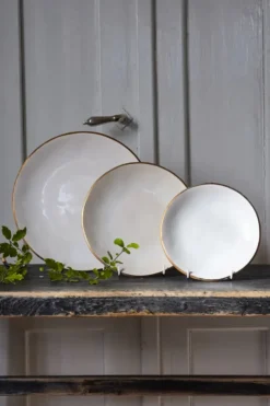 Heirol x Nosse Edge tallrik Ø23 cm, Vit