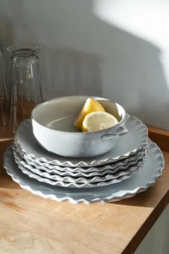 Heirol x Nosse Twist tallrik Ø28 cm, Stone