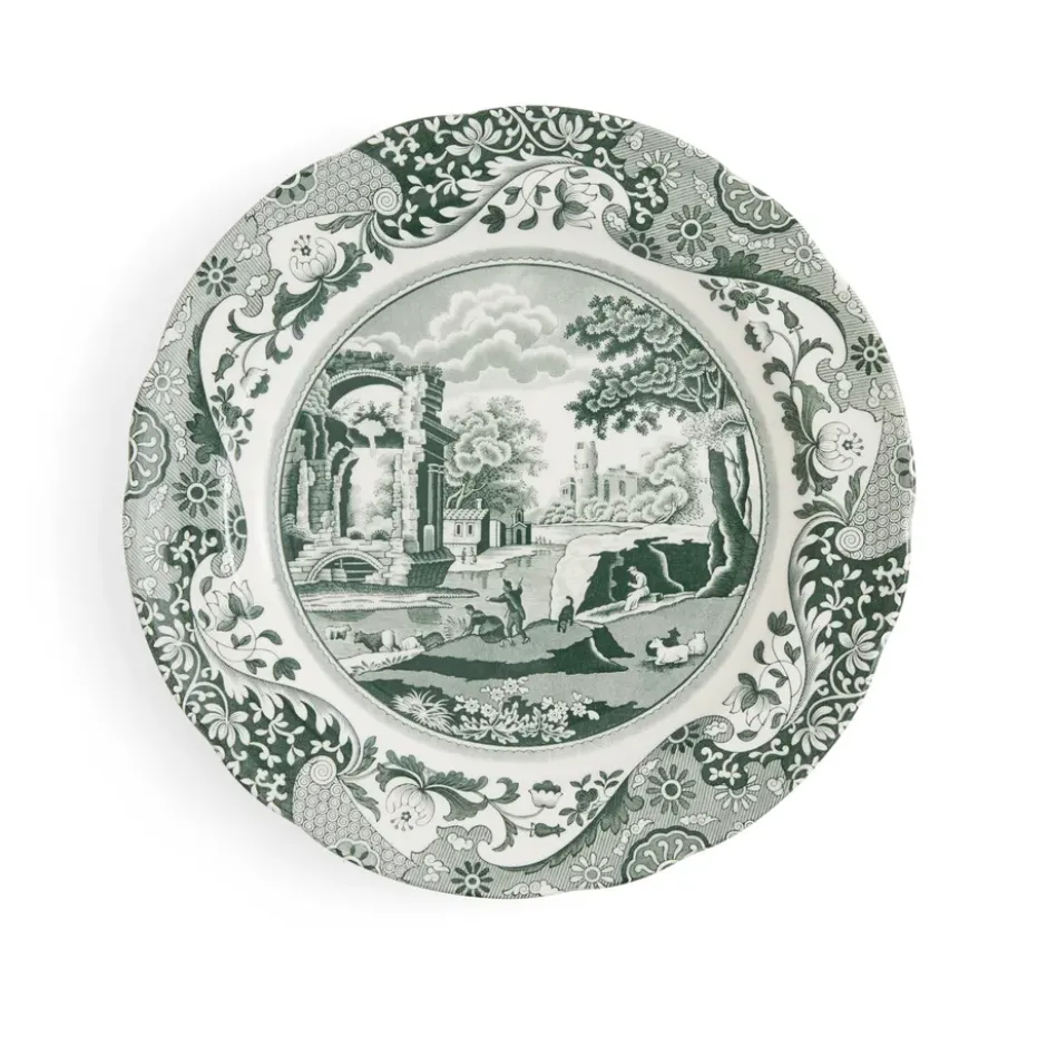 Heritage Green Italian tallrik, Grön, Ø27 cm