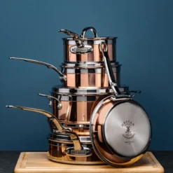 Hestan Copperbond gryt- och stekpanneset, 10 delar