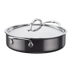 Hestan Nanobond sauteuse med lock 26 cm, Rostfritt stål