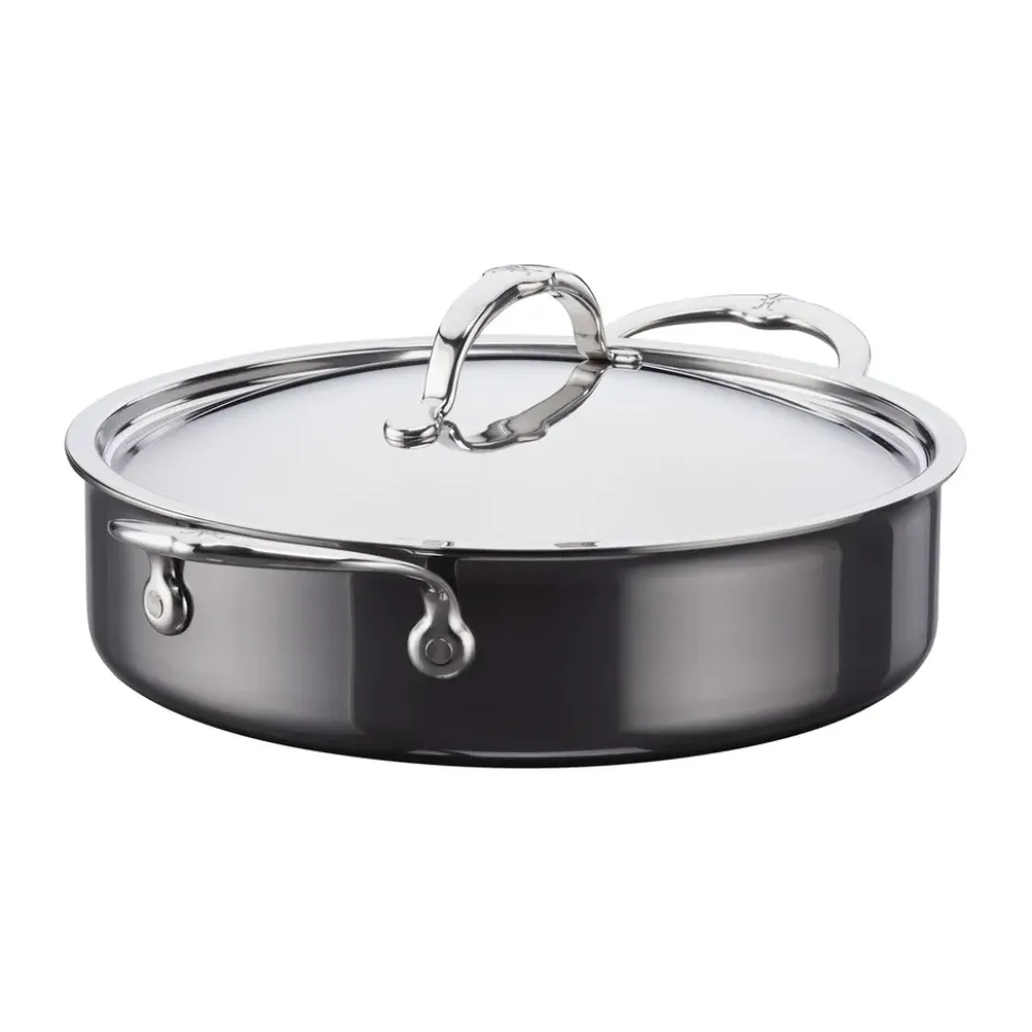 Hestan Nanobond sauteuse med lock 26 cm, Rostfritt stål