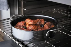 Hestan Nanobond sauteuse med lock 26 cm, Rostfritt stål