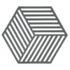 Hexagon grytunderlägg, cool grey