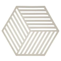 Hexagon grytunderlägg, warm grey