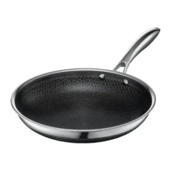 Hexclad Hybrid stekpanna 26 cm, Rostfritt stål-svart