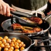 Hexclad Hybrid stekset 4 delar, Rosfritt stål
