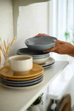 Höganäs Keramik Daga djup tallrik Ø19 cm, Horisont