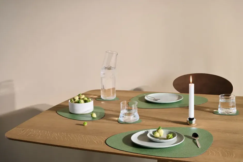 Hippo bordstablett curve M, Forest green