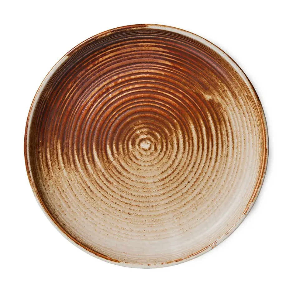 Home Chef djup tallrik medium Ø19,3 cm, Rustic cream-brown