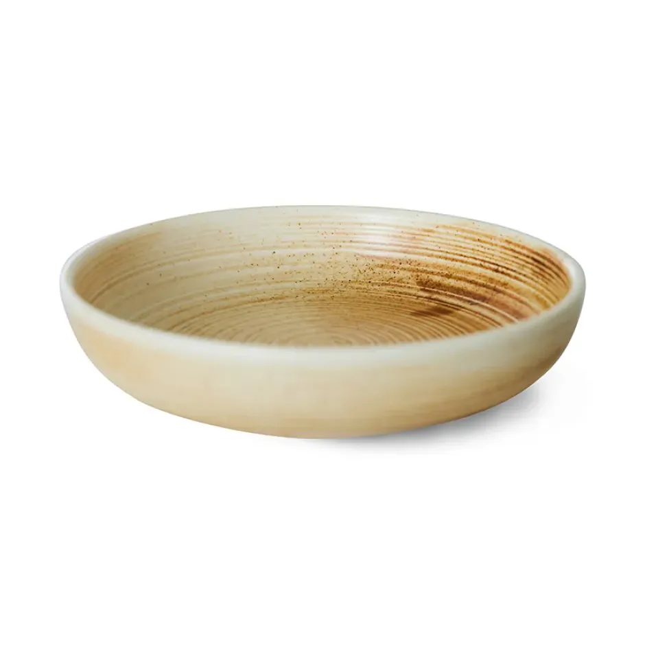 Home Chef djup tallrik medium Ø19,3 cm, Rustic cream-brown