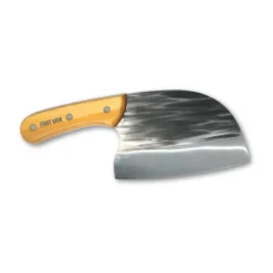 Hot Wok klyvkniv 24,5 cm, Rostfritt stål-bambu