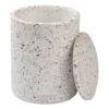 Humdakin Terrazzo vas med lock Ø13 cm, Red/Beige