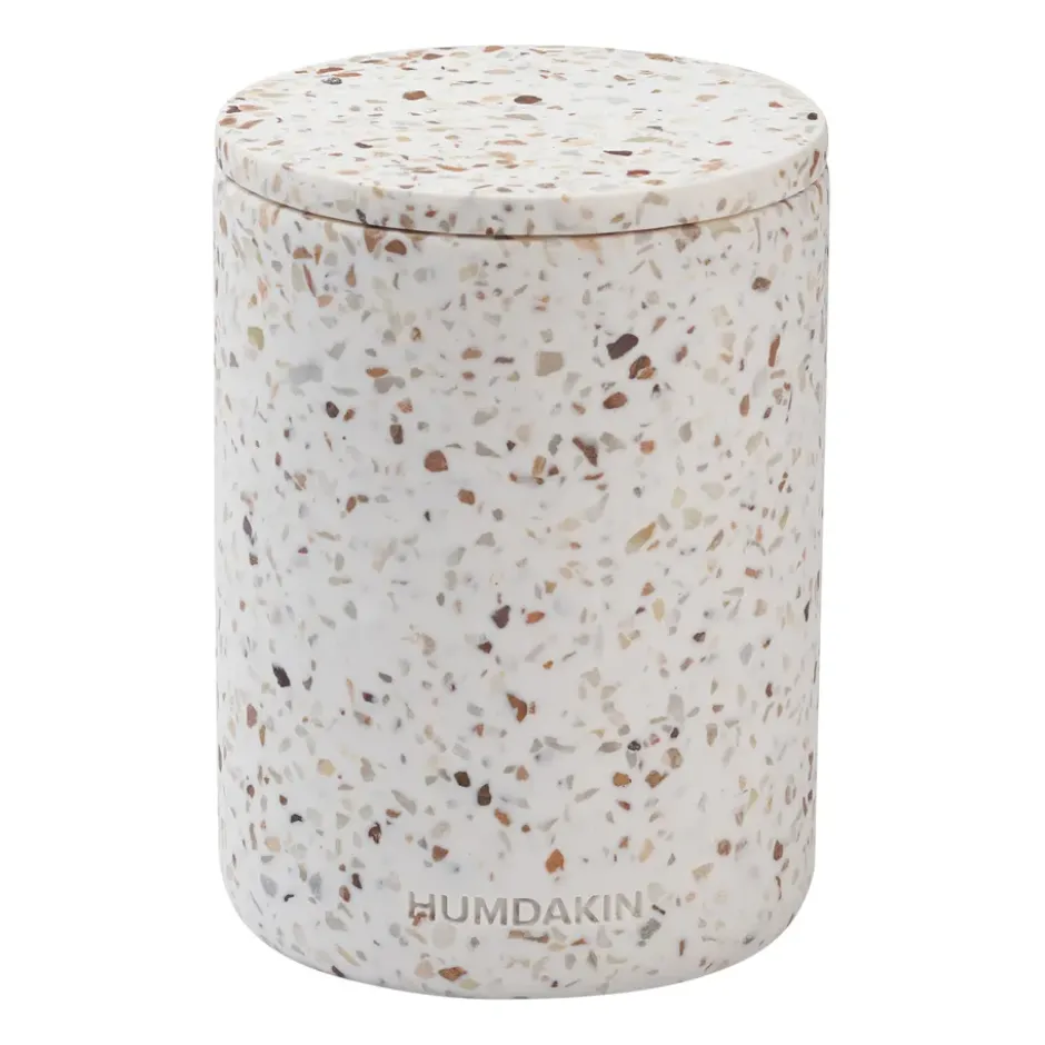 Humdakin Terrazzo vas med lock Ø10 cm, Red/Beige