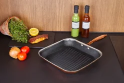 Hâws Santo grillpanna hybrid coating 28 cm, Rose Gold