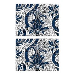 Indian Indigo bordstablett 2-pack, 30x40 cm