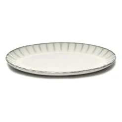 Inku oval tallrik S 17,5x25 cm, White