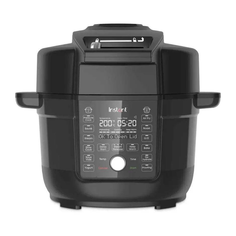 Instant Pot Duo Crisp Ultimate airfryer Lid 6,2 L, Black