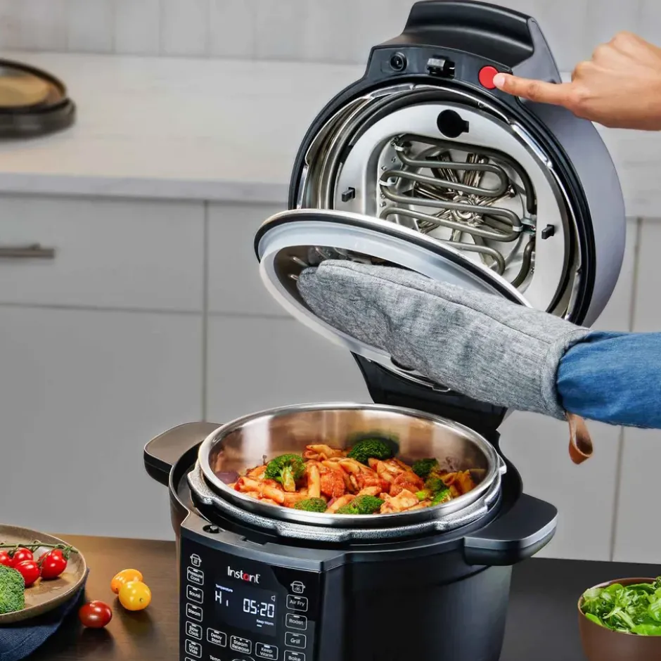 Instant Pot Duo Crisp Ultimate airfryer Lid 6,2 L, Black