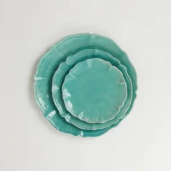 Judith stor middagstallrik Ø34 cm, Turkos