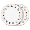 Julemorgen Story tallrik 25 cm 2-pack, Vit-multi