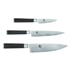 Kai Shun Classic knivset 3 delar, Krom-svart
