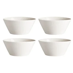 Kalk frukostskål 60 cl 4-pack, vit