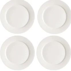 Kalk tallrik 28 cm 4-pack, vit
