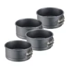 Karabo mini springform kolstål 4-pack, Ø10 cm