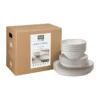 Kiln Coral servisset, Koral-beige, 12 delar
