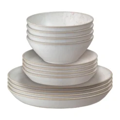 Kiln Coral servisset, Koral-beige, 12 delar