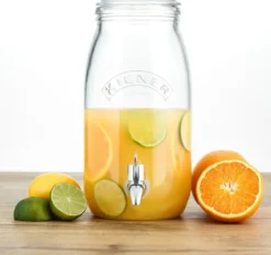 Kilner dryckesdispenser med tappkran, Klar, 3 L