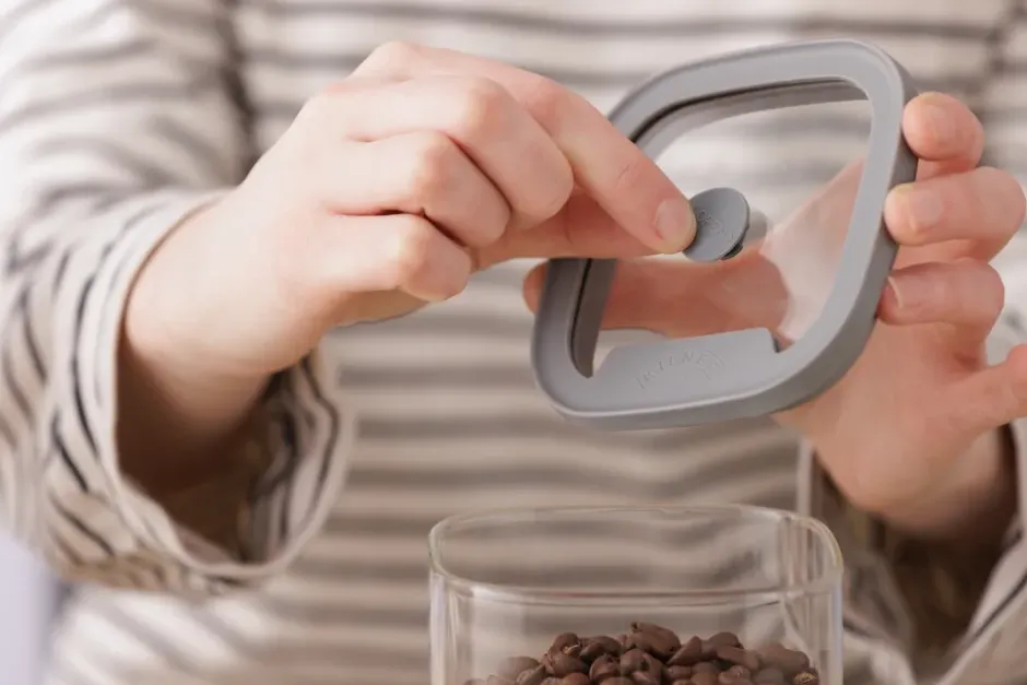 Kilner FRESH förvaringsburk, Klar-grå, 0,5 L